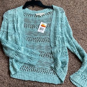 Baby blue cardigan